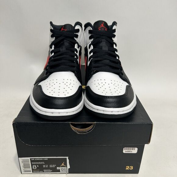 Nike Shoes Air Jordan 1 Mid Retro “Chile Red” 2024 - Picture 2 of 6